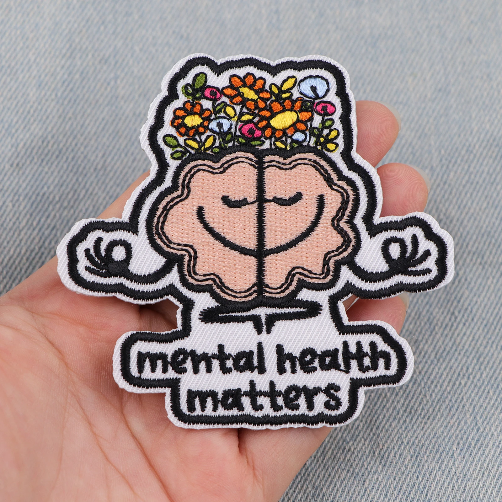 Нашивки с черной овечкой для одежды вышитая аппликация пришивания утюгом милая