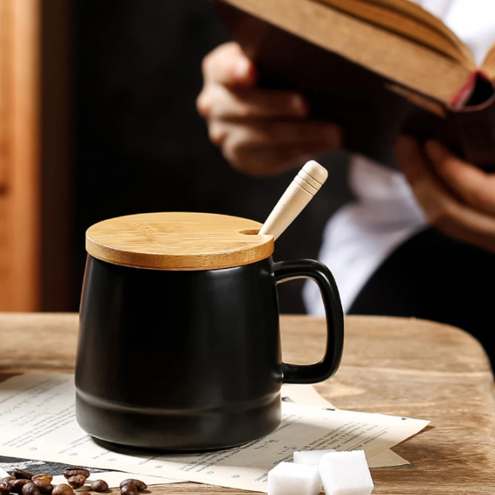 

400ML Coffee Cup Ceramic Milk Breakfast Girl Mugs Cafe Restaurant