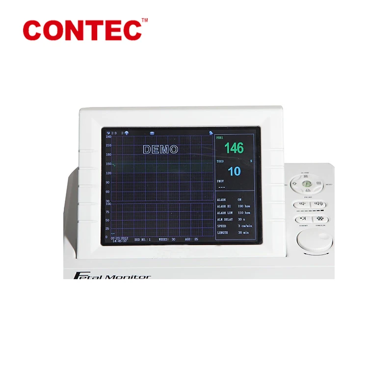 

Fetal doppler Monitor Ultrasound CMS800G twins probe optional FHR TOCO Fetal Movement