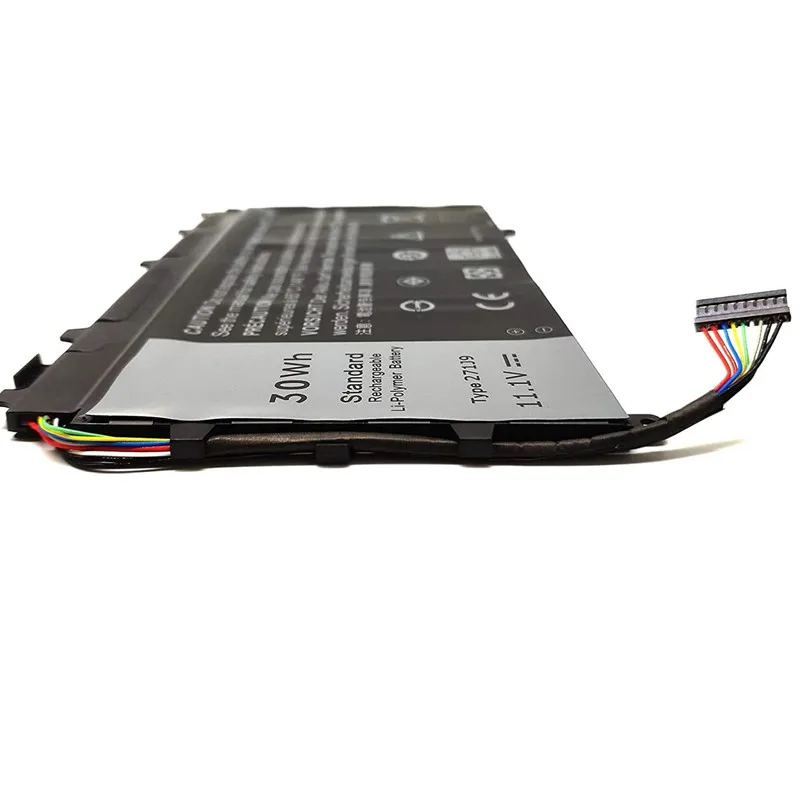 Фото Новая литиевая батарея для ноутбуков Dell Latitude 13 7000 7350 GWV47 MN791 YX81V Series, 3 элемента, 11.1В, 30Втч, 2500мАч, модель 271J9 №3