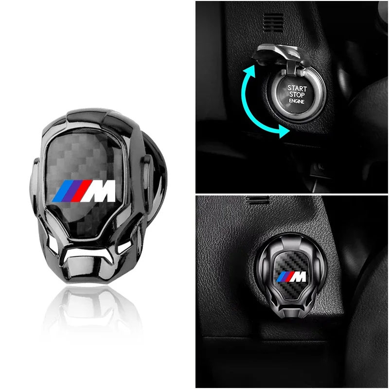 Автомобильная кнопка запуска в один клик декоративная наклейка защитная крышка
