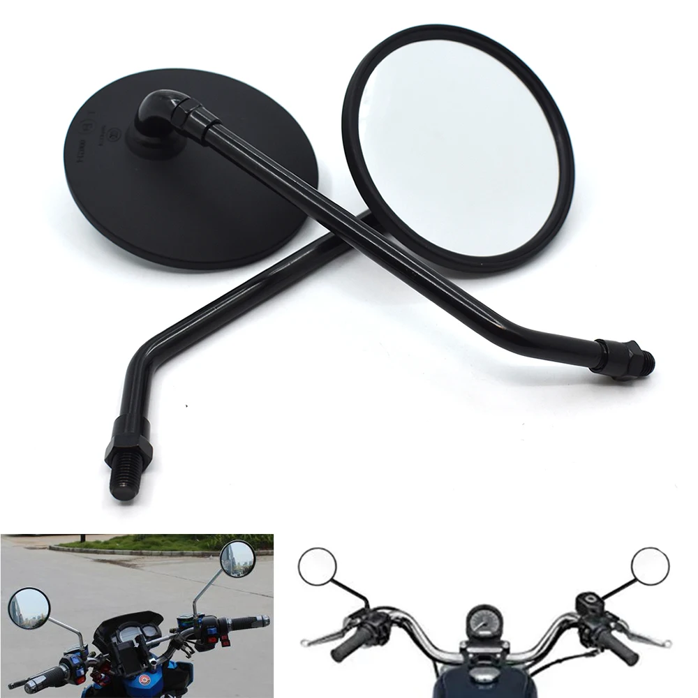 

Universal Round Motorcycle Mirrors 10MM Rearview Side Mirrors For HONDA CB1000R CB1000RR CB1100 CB1300 CBF1000 CBF600/S