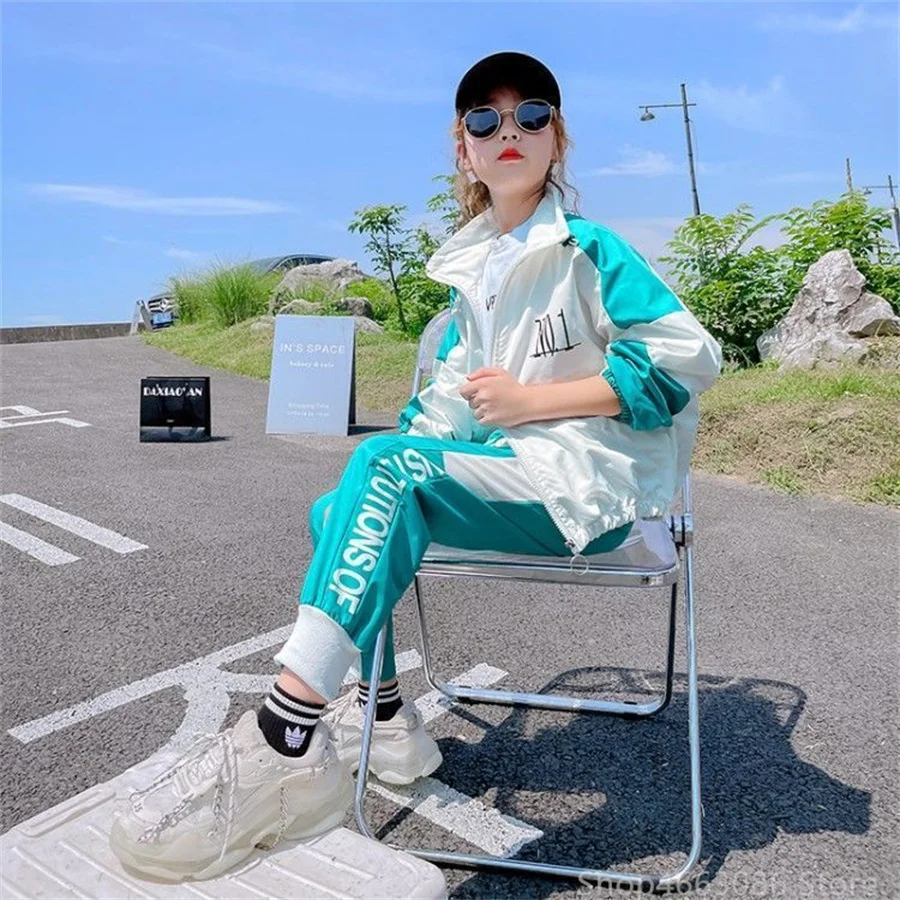 

Clothing Set Girls Clothes Jacket Zipper Kids Hoodies Pants Kids Tracksuit Girls Clothing Sets Sport Suit Spring Girls Clothes