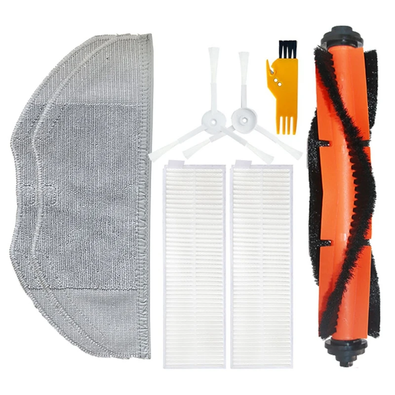 

Whole Set Replacement(Main Brush + Side Brush + Mop + Hepa Filter) For Xiaomi Mijia G1 Robotic Vacuum Cleaner Spare Part