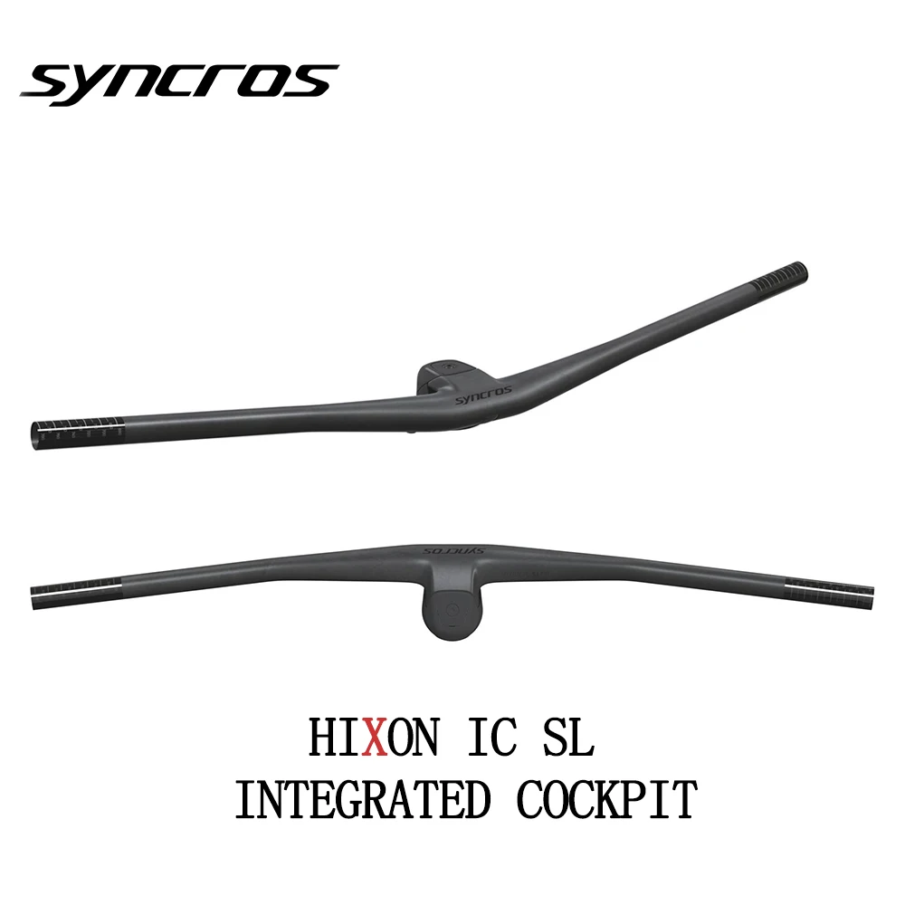 Интегрированная кабина SYNCROS HIXON IC SL 4 °/5 ° Rise 15 мм/25 мм Carbon Fiber MTB титановый руль