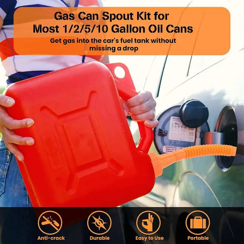 

Can Spout Replacement Kit Universal Spout Fit For Most Gallon CanUniversal Upgraded Angle Nozzle Kit For Water Jugs Jerry Can An