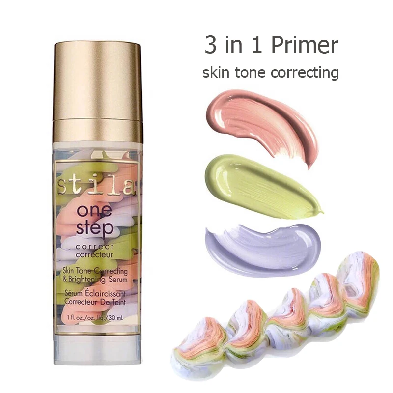 

brand new original Stila One Step Correct 3 in 1 Primer Skin Tone Correcting Nourishing Brightening Matte Face Primer Serum 30ML