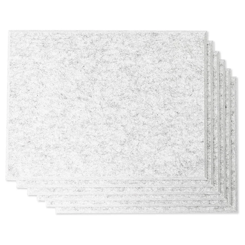 

Hot 3C-6 Pcs Acoustic Panel Anti-Acoustic Cushion Wall Panel Echo Bass Isolation Cover Sloped Edge,Wall Decoration,30X40X0.9Cm