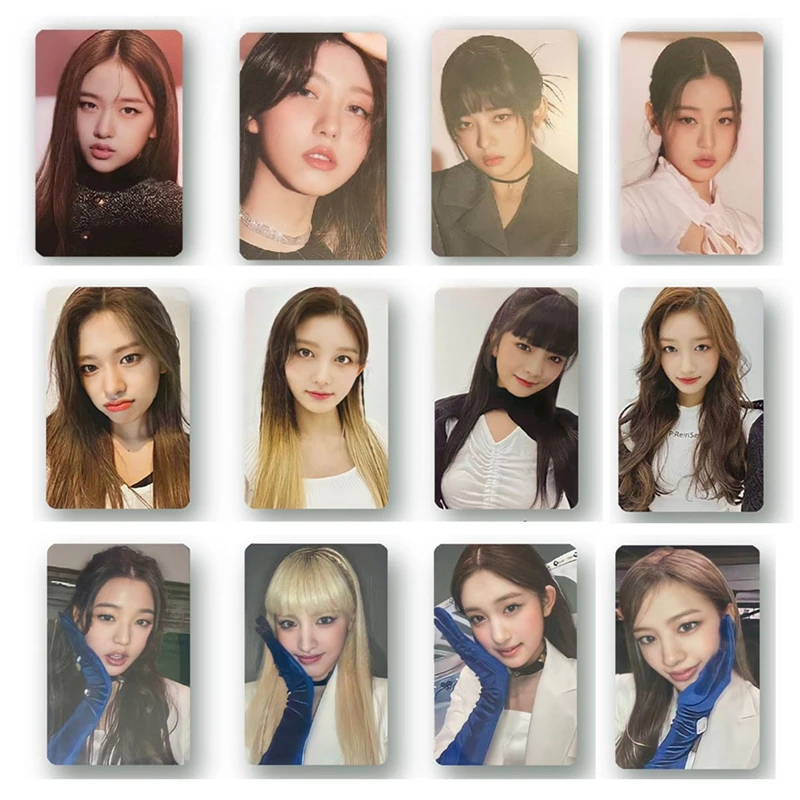 Фотооткрытки 6 шт./компл. Kpop IVE новый альбом одиннадцать самодельные бумажные
