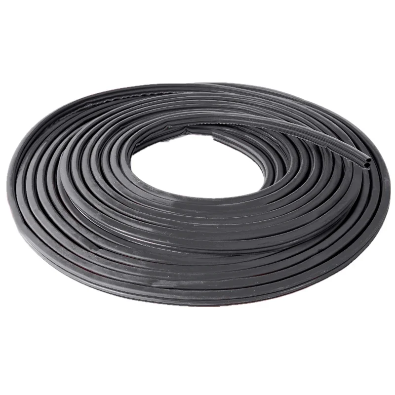 Силиконовая резиновая уплотнительная лента 6 м звукоизоляционная для дверей и