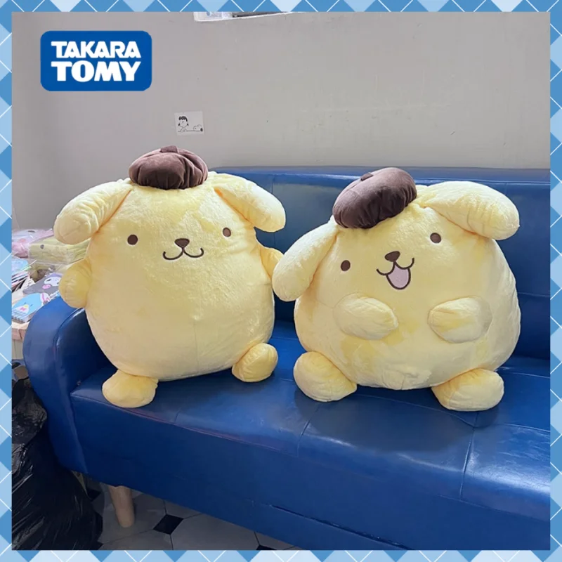 

50cm Big Size Chubby Pompompurin Stuffed Plush Toys Lovely Gifts For Kids Super Soft Pom Pom Purin Plush Doll Room Decoration