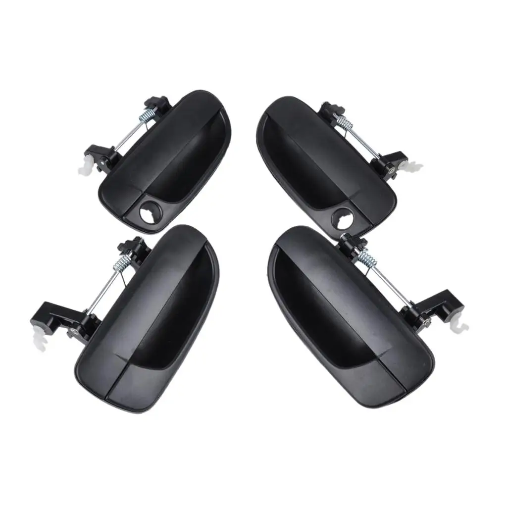 

4Pc Black Car Truck Front+Rear Exterior Door Handle for 00-06