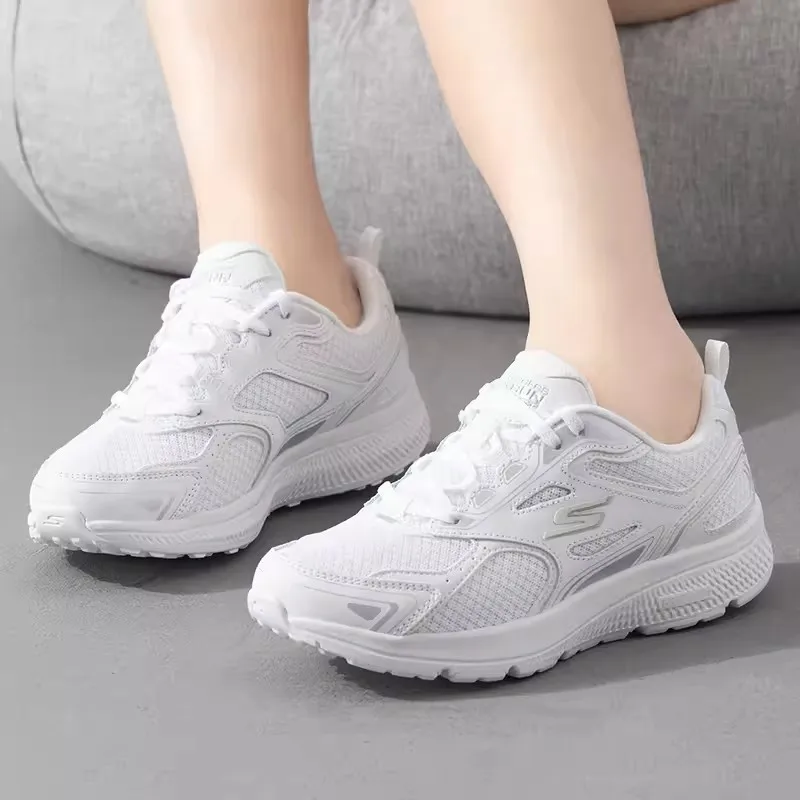 Женские кроссовки Skechers летние дышащие повседневные с сеткой легкие