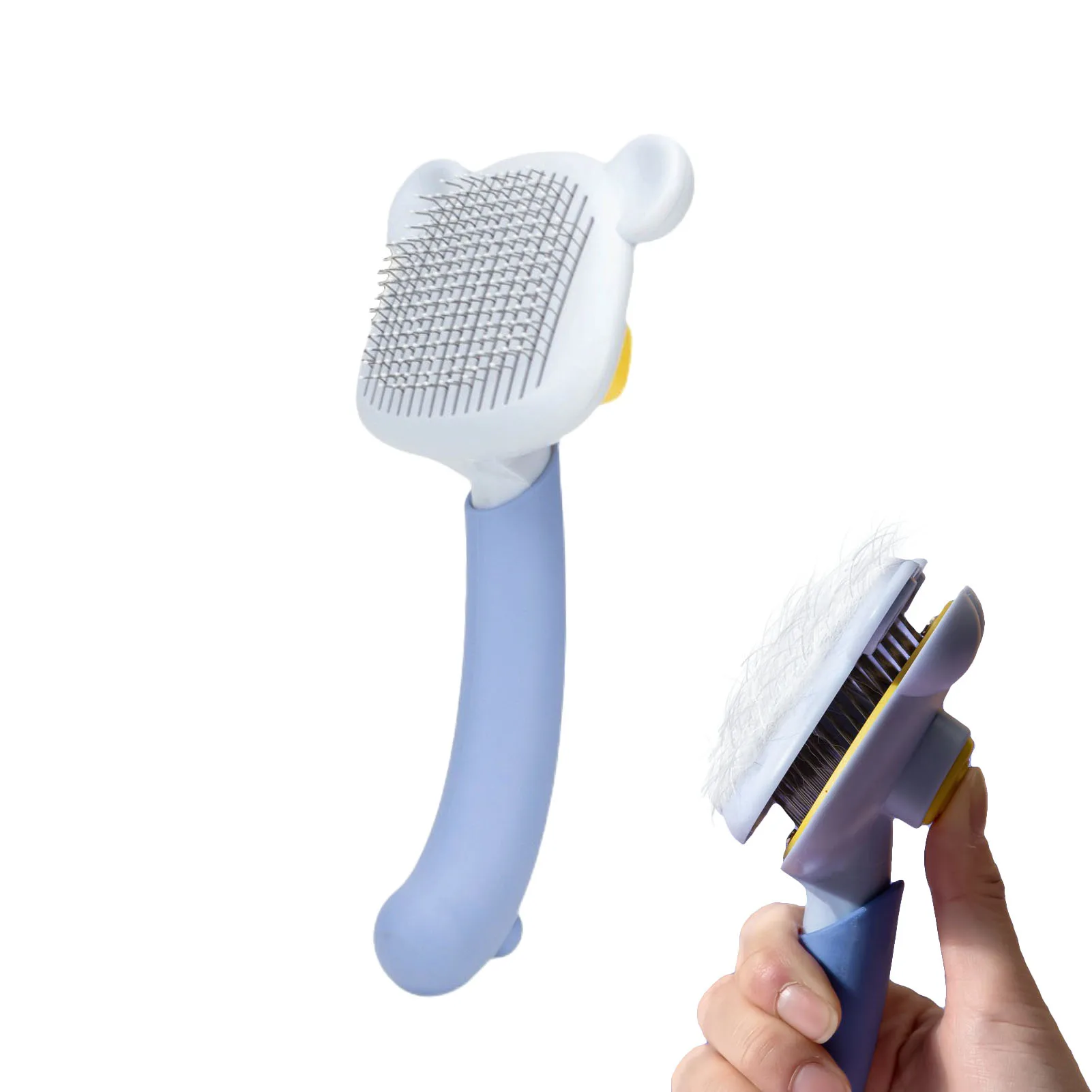 

Щетка из нержавеющей стали для удаления шерсти собак и кошек