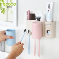 simple mouthwash cup brushing cup rack household punch free wash cup wall set toothbrush cups storage box holder mouthwash cup