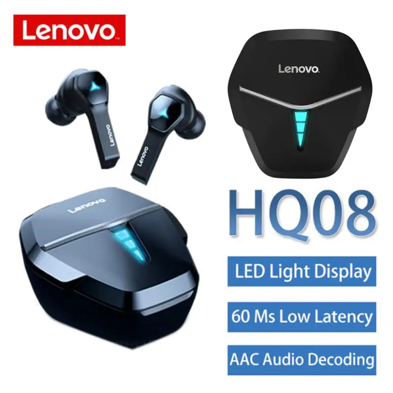 

Беспроводные Bluetooth-наушники Lenovo HQ08 TWS с микрофоном, 380 мАч