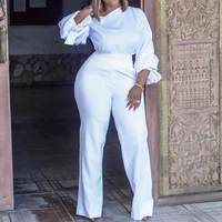 plus size women jumpsuit autumn one piece outfits casual lady long sleeve tracksuit sexy club clothing 2022 fashion loose pants
