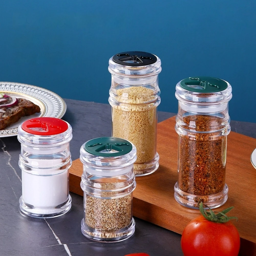 Кухонная пластиковая герметичная бутылка для специй вращающаяся пористая