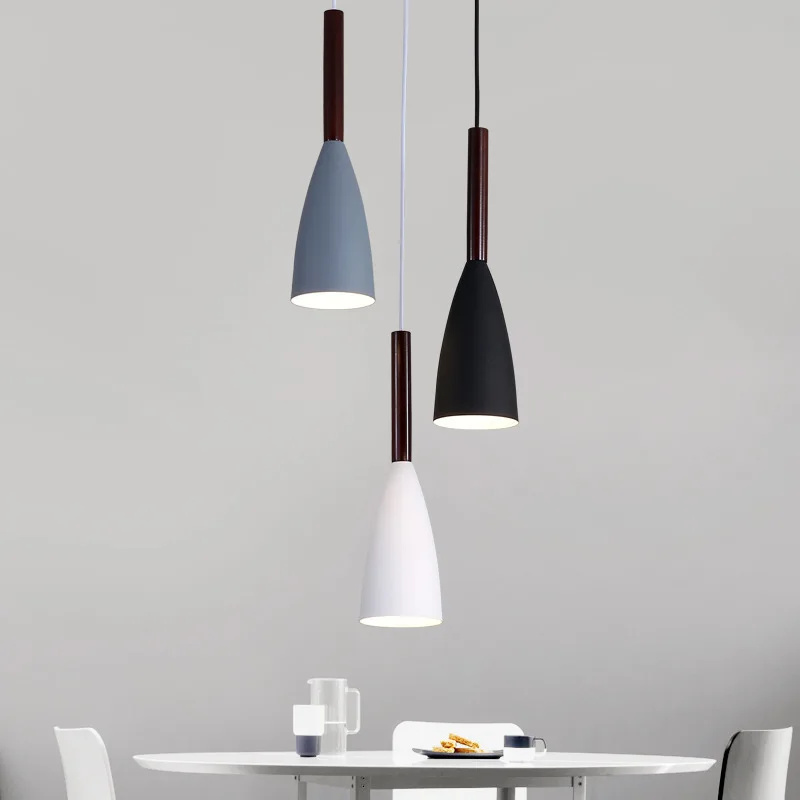 

Nordic bedside chandelier bedroom lighting modern and minimalist restaurant light three head bedside light homestay chandelier
