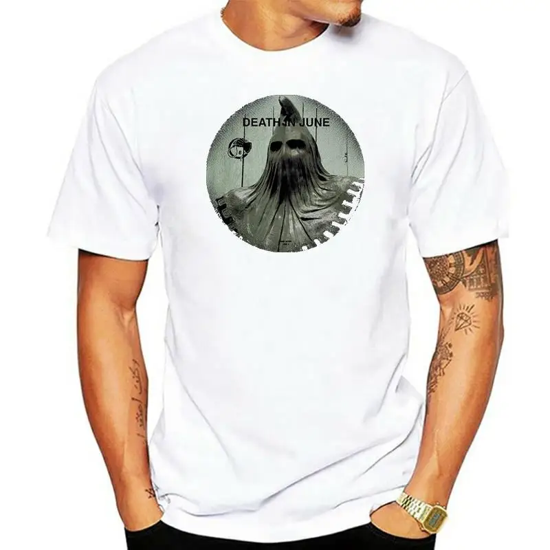 

New Popular Death In June Vintage MenS Black T-Shirt Size S-3Xl Hip-Hop Tee Shirt