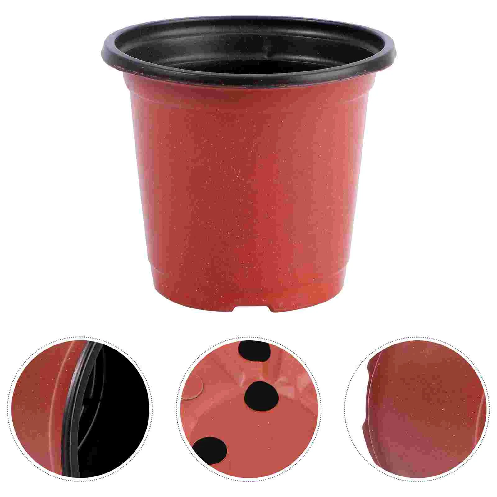 

20Pcs Nursery Pots Flower Container Waterproof Pots Starting Pots for Cutting Transplanting