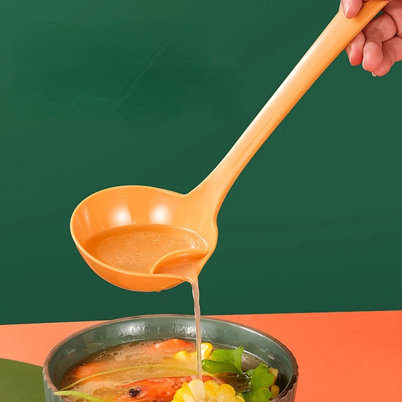 

Household Drinking Soup Draining Oil To Oil Oil-separating Spoon Leaking Spoon Oil Soup Separation Spoon Leaking Spoon