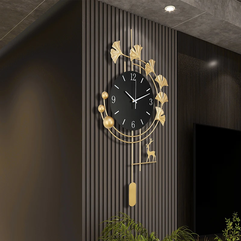 Офисные кавайные уникальные настенные часы бесшумные скандинавские предметы