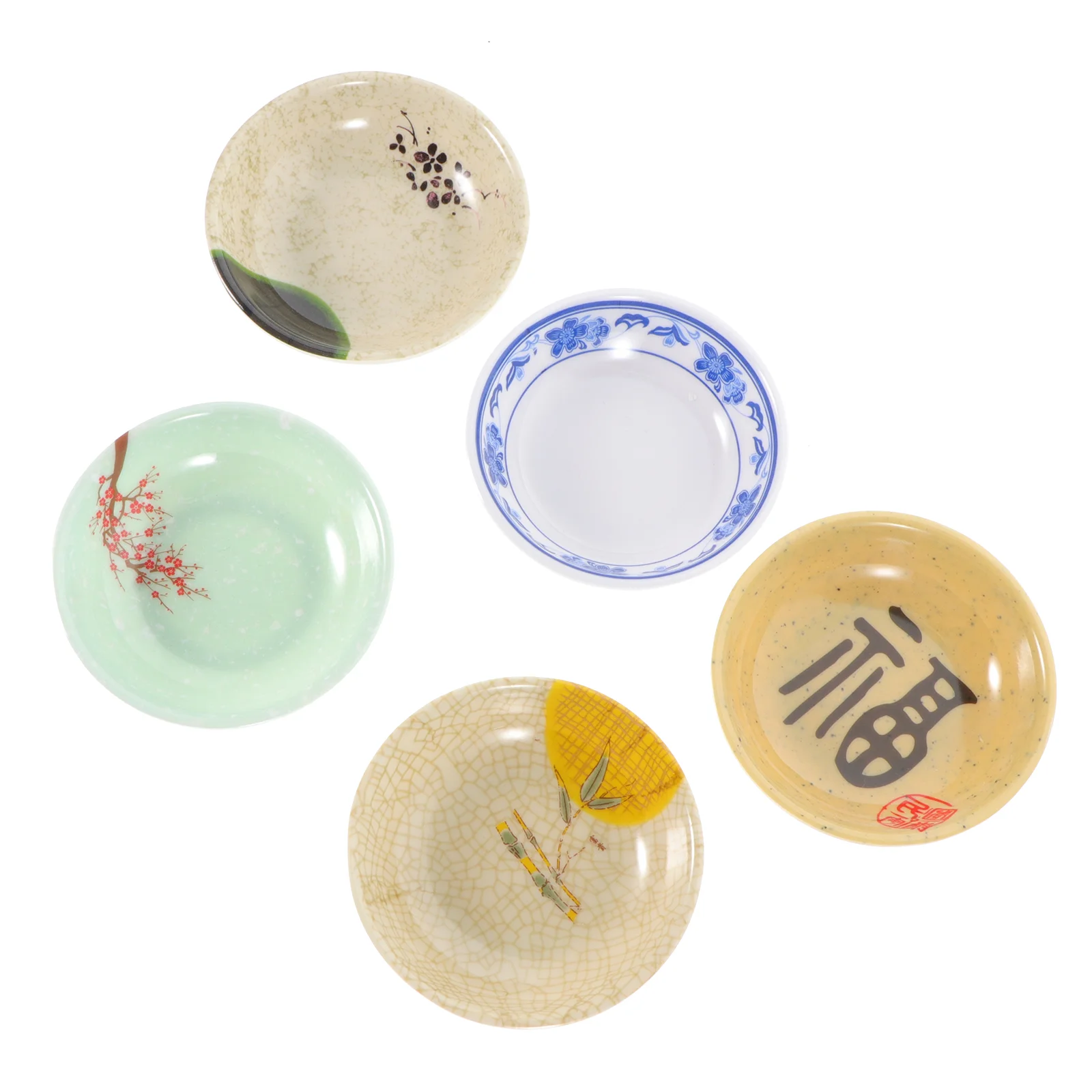 

Sauce Dish Plate Dipping Serving Bowl Hot Pot Ceramic Side Restaurant Kitchen Appetizer