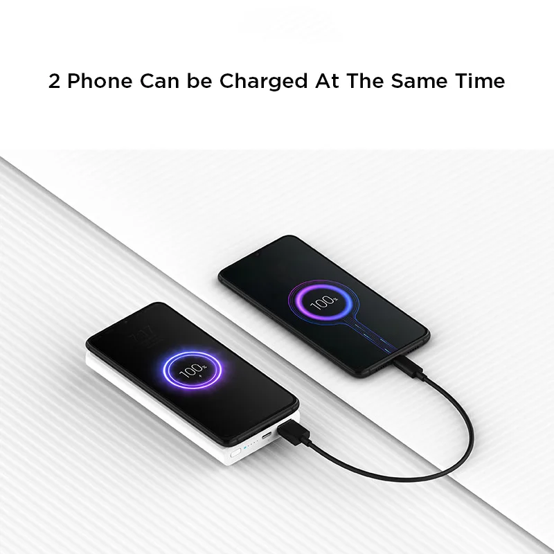 Беспроводное портативное зарядное устройство Xiaomi Youth Edition 10000 мАч 18 Вт внешняя