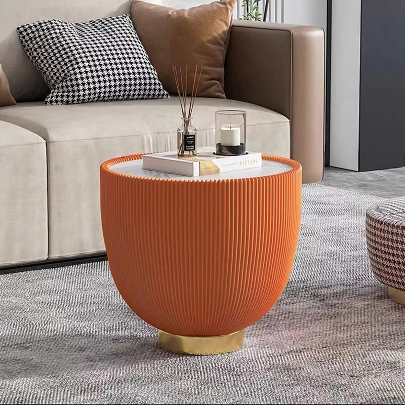 

Креативные столы для рок-доски, роскошные современные маленькие круглые столы для всей семьи в гостиную WW50CT