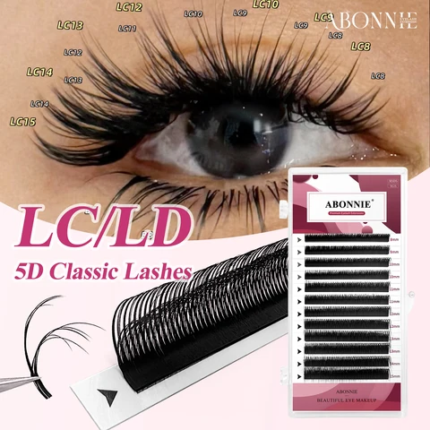 Abonnie Cashmere 5D Classic Lashes Extension LC LD Curl индивидуальные накладные ресницы