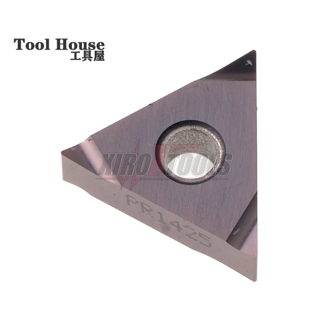 

CNC lathe blade TNGG160402R-S PR1425 nose R0.2 finish machining