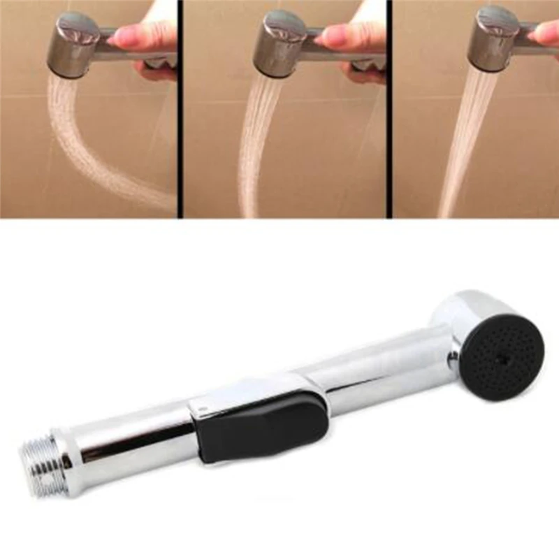 

Handheld Shower Head High Pressure Chrome 3 Spary Setting With ON/OFF Pause Switch Water Saving Adjustable Luxury Spa Detachable