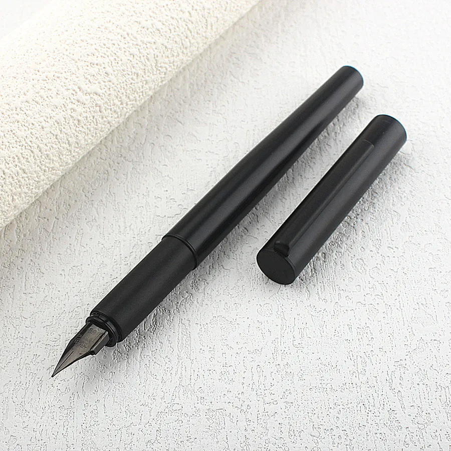 Металлическая перьевая ручка MONTE MOUNT Jinhao 75/35 чёрно-красная