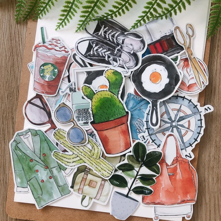 

25 наклеек для путешествий и скрапбукинга