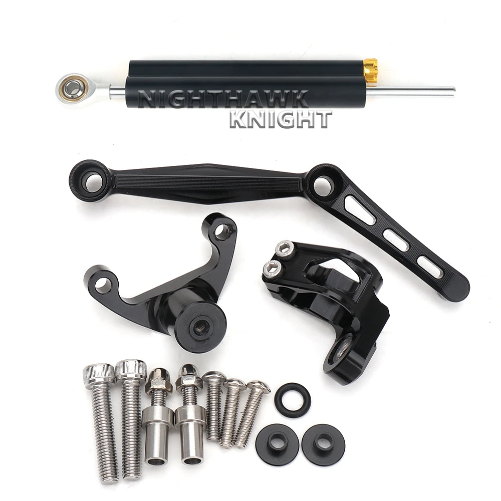 

Для Ducati Monster 950 Monster 937 2021-up аксессуары для мотоциклов, комплект кронштейнов рулевого демпфера, поддержка крепления