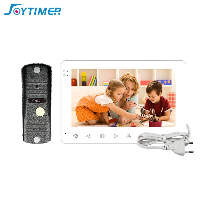 

Joytimer Video Door Phone Intercom for Apartment 7" Monitor 1200TVL Doorbell Camera Door Entry System Night Vision Unlock