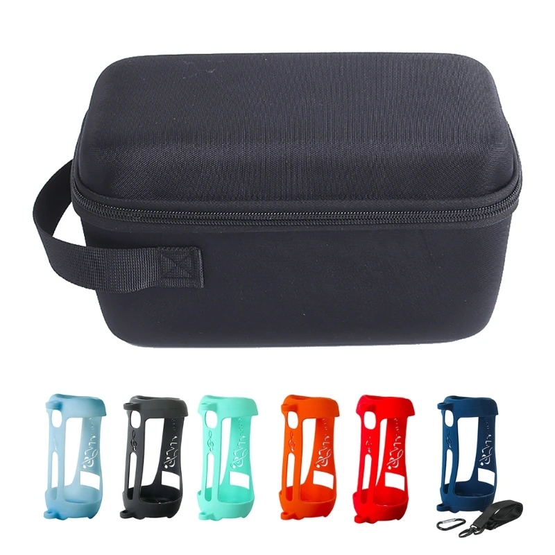 

Anti-Scratch EVA Box +Silicone Bag for J-BL pulse5 Speaker Box Protective Travel Bags Square Speaker Holder Shoulder Bag