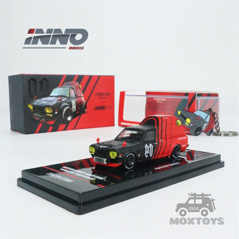 

INNO 1:64 NISSAN SUNNY HAKOTORA "09 RACING" DECEPCIONEZ Diecast Model Car