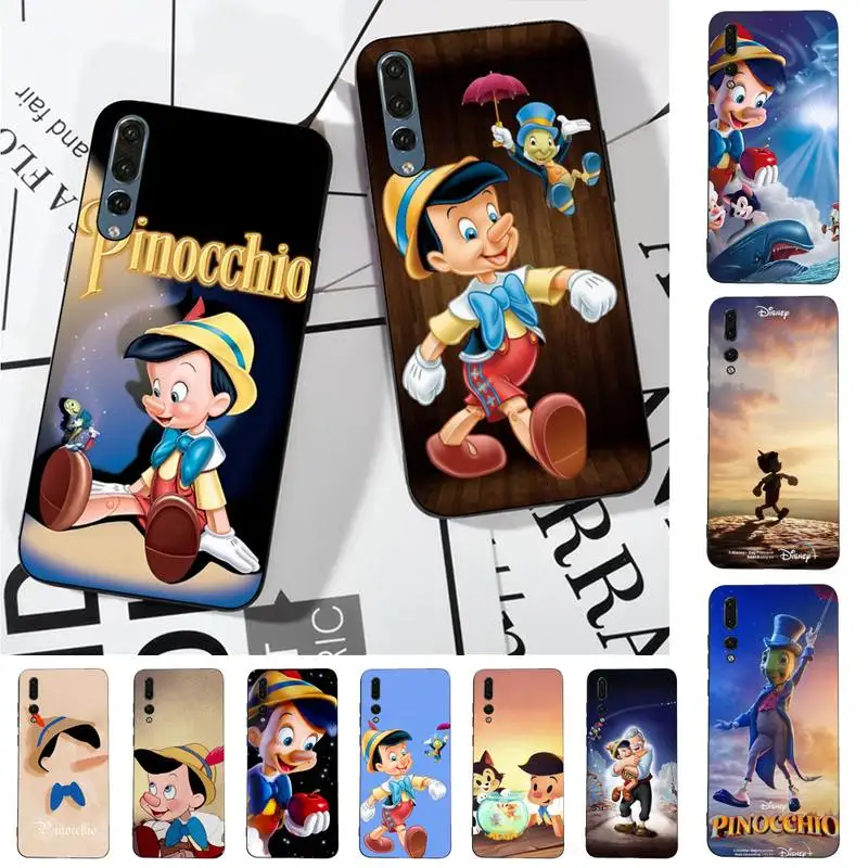 

Disney Pinocchio Phone Case for Huawei P30 40 20 10 8 9 lite pro plus Psmart2019