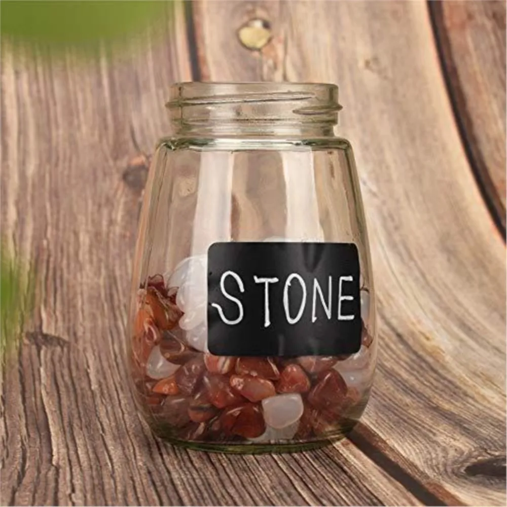 120 шт. черные водонепроницаемые многоразовые прямоугольные наклейки для доски