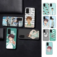 toplbpcs anime haikyuu oikawa phone case for samsung s10 21 20 9 8 plus lite s20 ultra 7edge