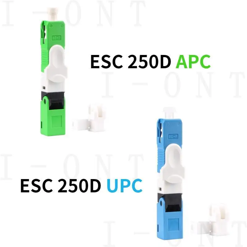 UNIKIT Free Shipping FTTH ESC250D SC APC/UPC Single-Mode Fiber Optic New Model Optic Fast Connector
