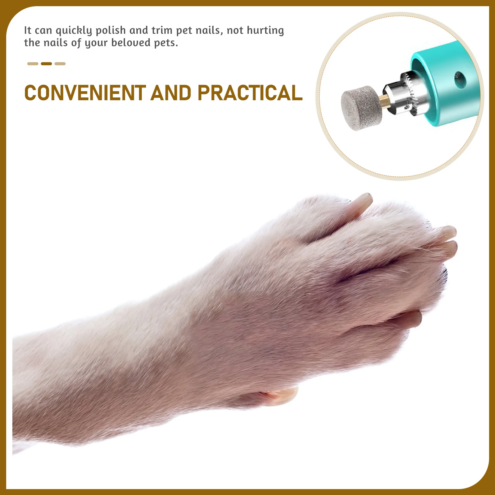 5 шт. сменная головка для полировки ногтей шлифовальная машина домашних животных