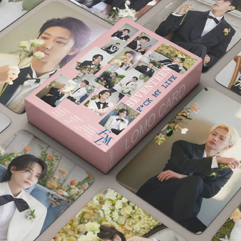 

Kpop 17 SVT FML New Album Photocards Super Carat Land Lomo Cards Fans Meeting Collection Photo Cards