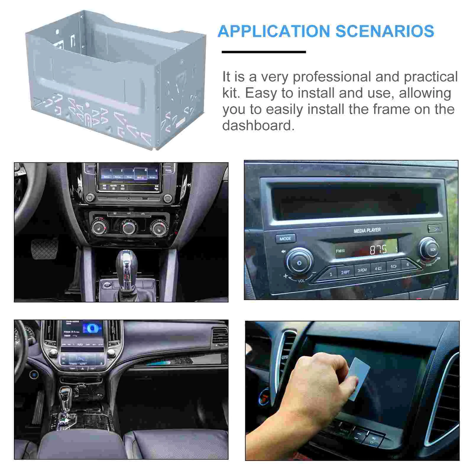 Комплект рамок для радиоприемника с металлическим каркасом автомобильная