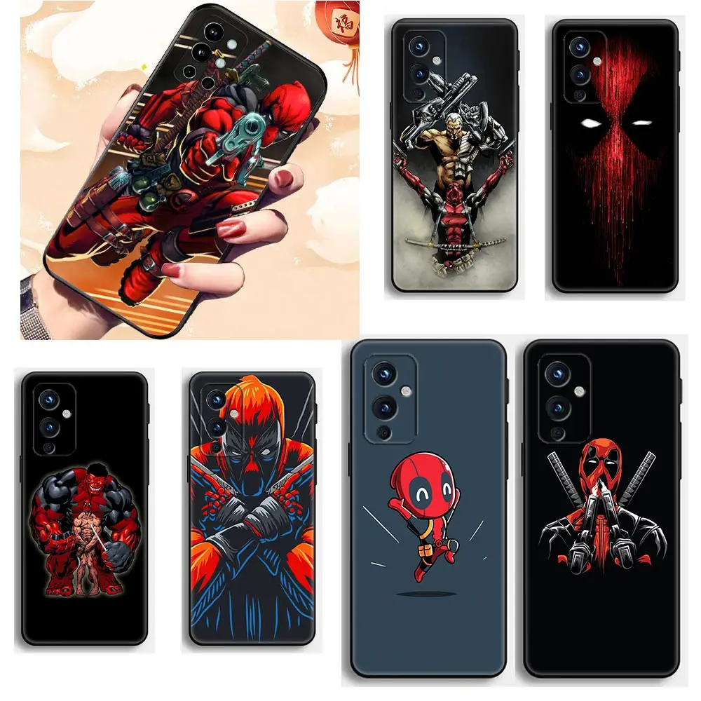 

Funda Phone Case for OnePlus Z 7 7T 8 8T 9 9R 9TR 10 Nord 2 CE N200 N100 N10 Pro 5G TPU Case Coque Capa Avengers Marvel Deadpool