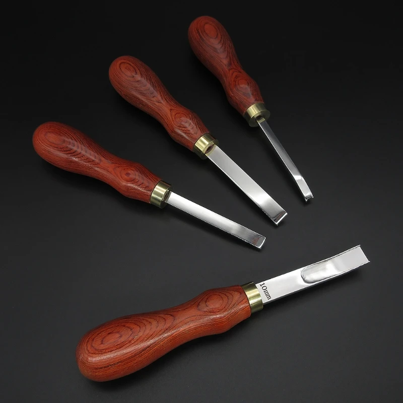 

Premium Useful Leather Skiving Edger 4/6/8/10mm Wide Blade DIY Leather Craft Edge Trimming Tool Household Utility Gadget 87HA