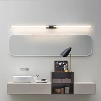 bdg black led bathroom light bedroom vanity mirror light modern minimalistic long led wall lamps acrylic tube indoor sconce lamp