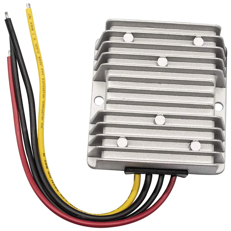 

DC Voltage Reducer 48V Step Down To 12V 15A 180W Buck Converter Waterproof Voltage Regulator